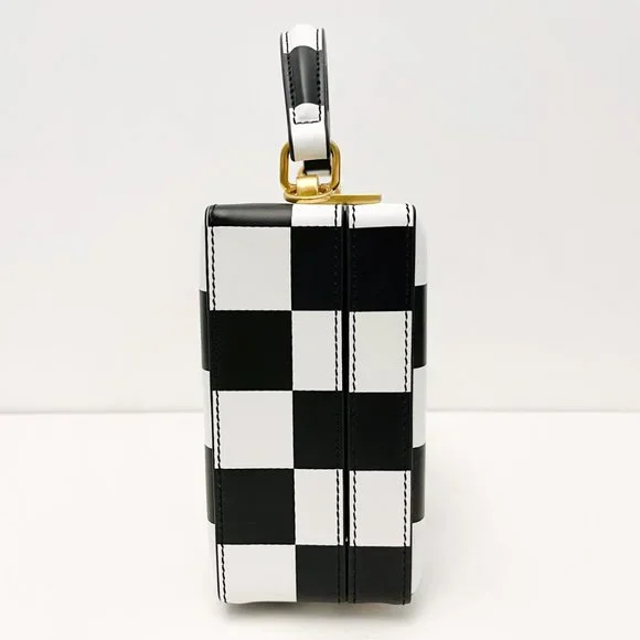 Brandon Blackwood Black and White Checkered Bag - Picture 6 of 16